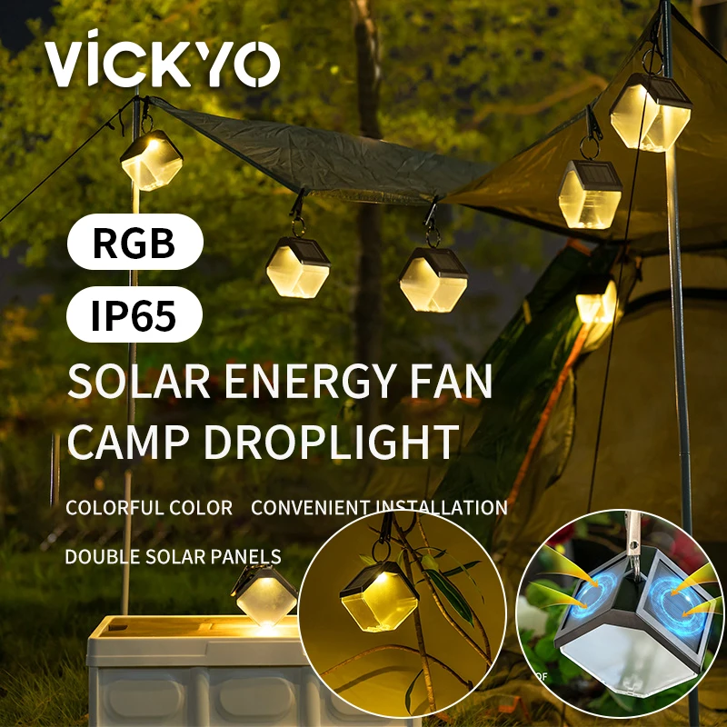 

VICKYO Solar Outdoor Lights IP65 Waterproof Light Control Solar Light Sunlight For Garden Patio Floor Wall Outdoor Decoration