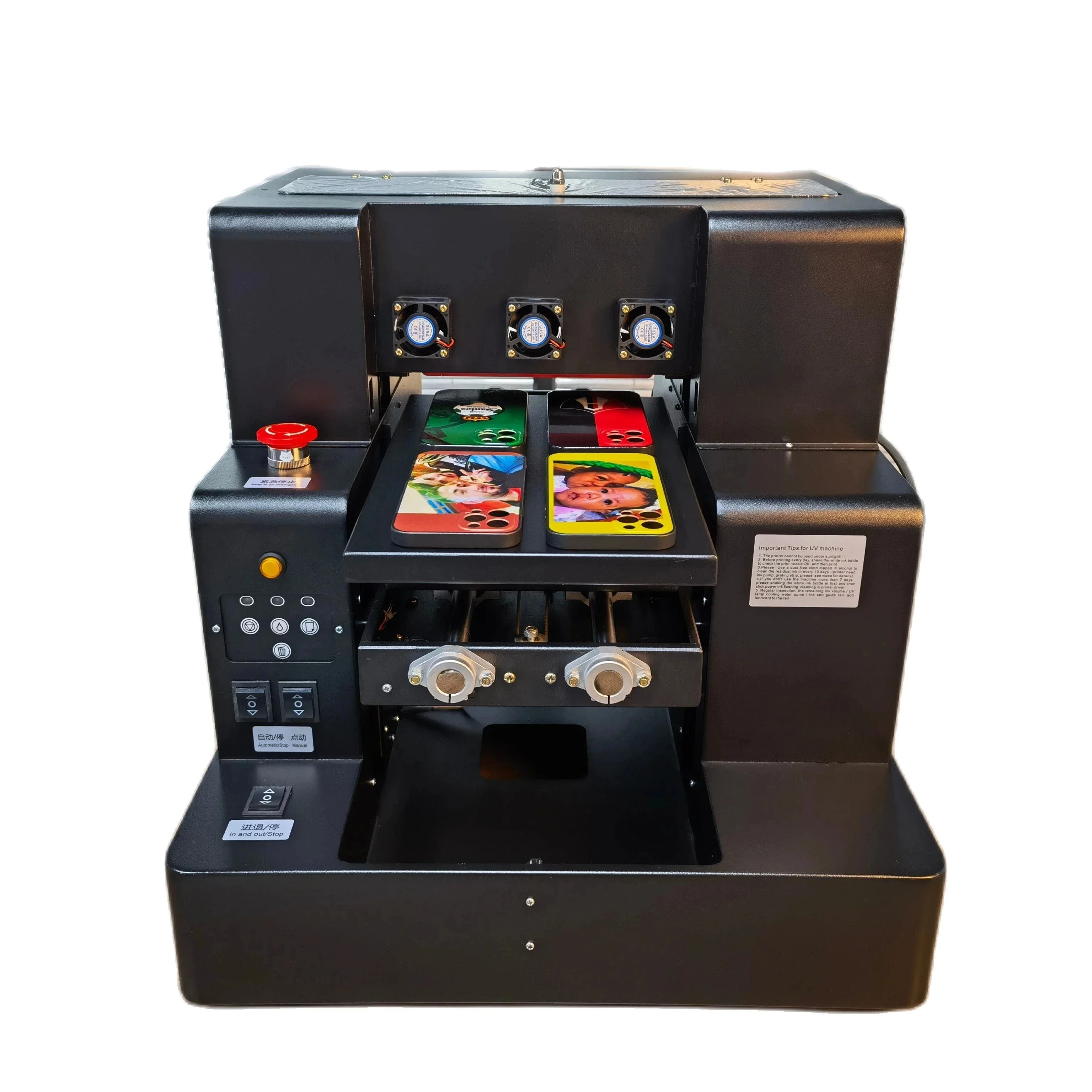 Полностью автоматический планшетный мини-принтер A4 с УФ-светодиодом струйная
