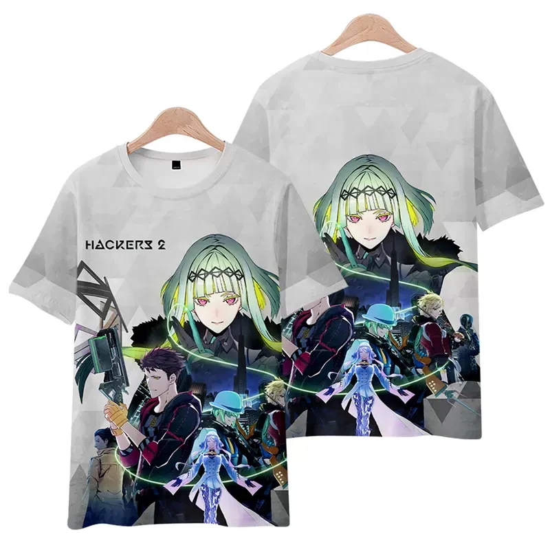 

Soul Hackers 2 Tshirt Unisex Crewneck Short Sleeve Tee Men Women T-shirt Harajuku Streetwear 2022 New Game 3D Clothes