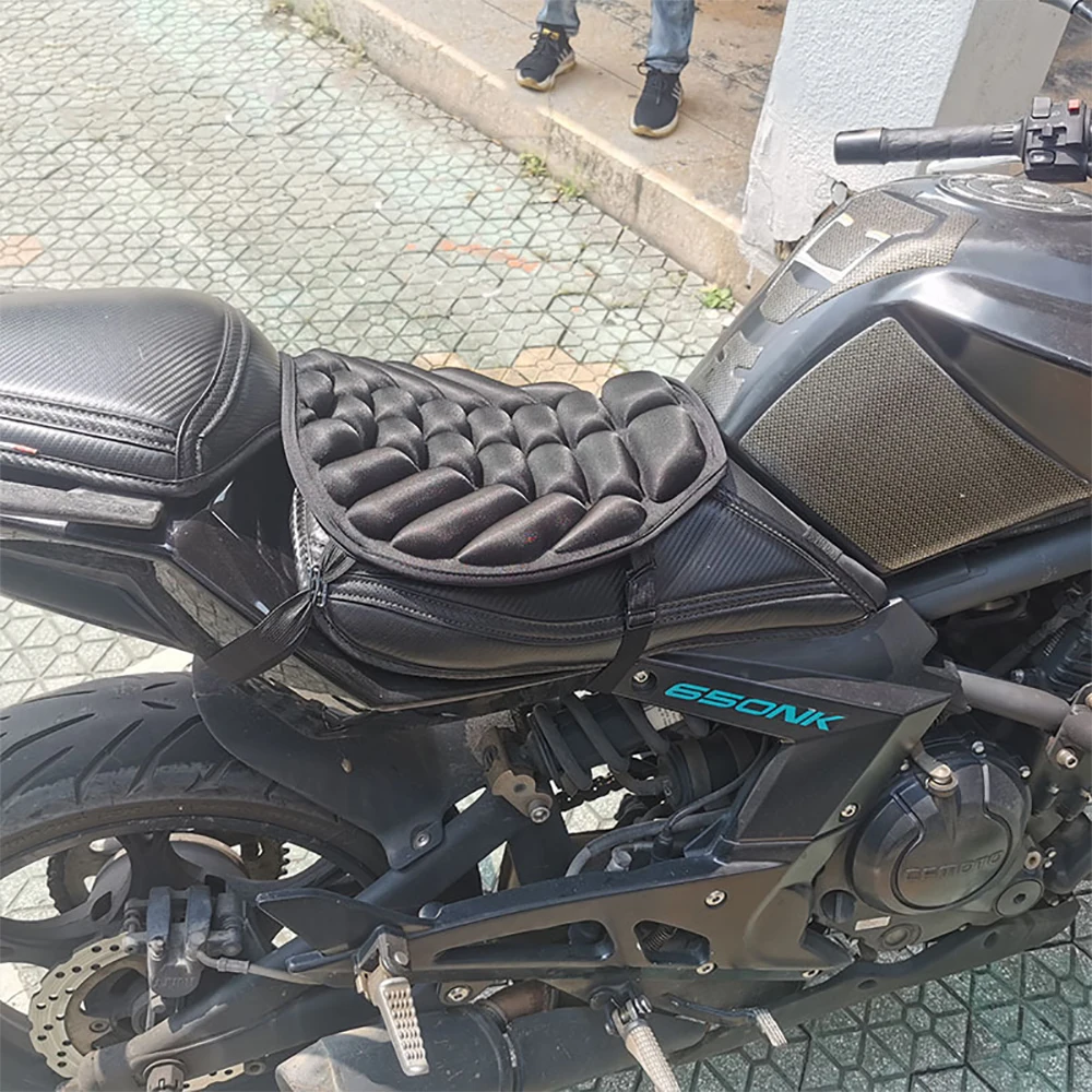 

Мотоциклетная 3D комфортная гелевая Подушка для сиденья, универсальная воздушная подушка для мотоцикла, Накладка для подушки