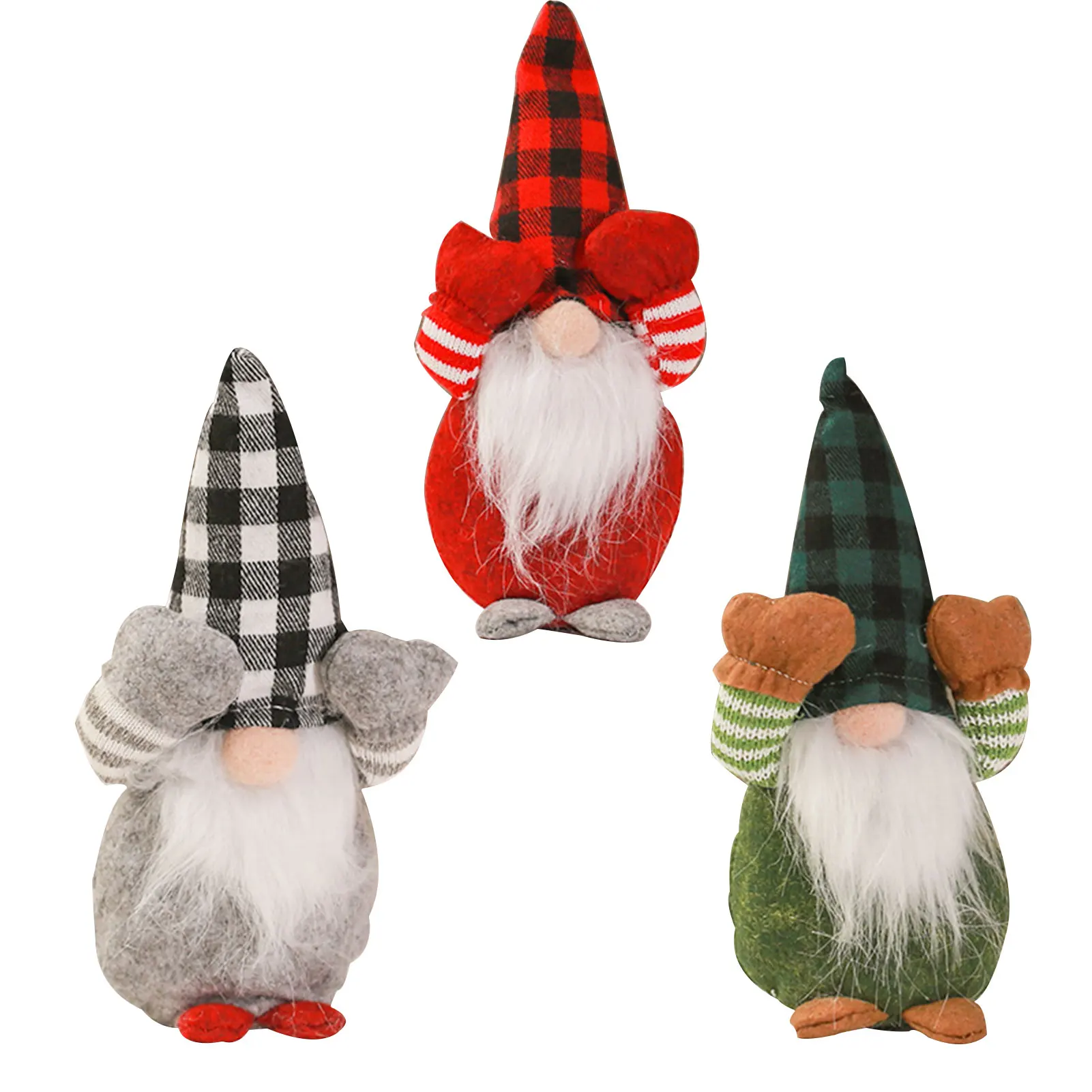 

Настольное Рождественское украшение из прочной ткани, украшение для куклы, Рождественский праздничный Декор