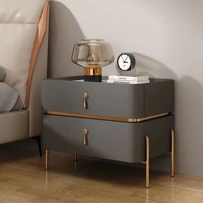 

Dressers Modern Nordic Bedside Table Storage Side Drawer Narrow Small Nightstands Wood Muebles Para El Dormitorio Bedside Table