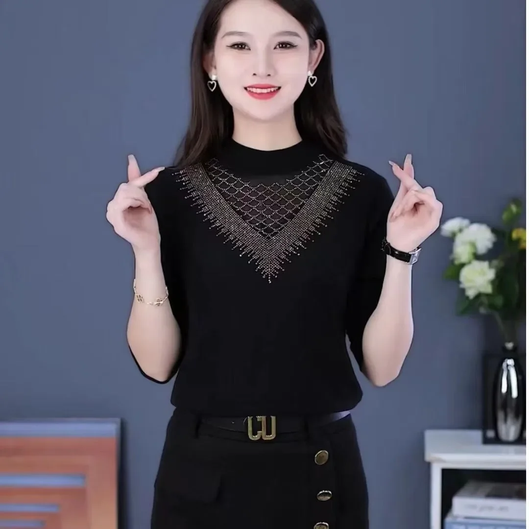 Новый стильный женский топ-поло с воротником до половины/черепахи базовый слой