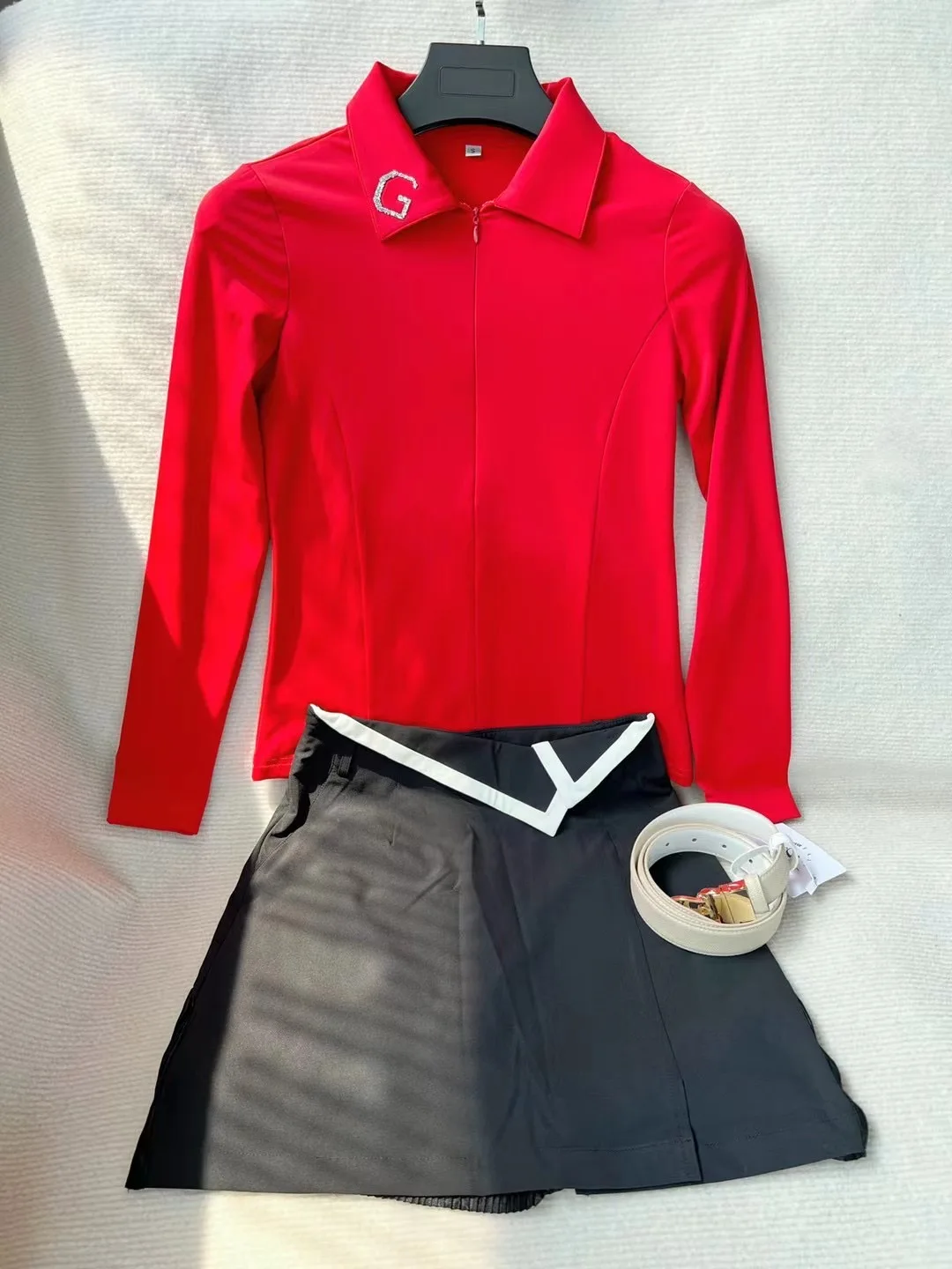 Spring and Autumn new golf clothing women sunscreen ball clothing ice silk long sleeve T-shirt pink sports outdoor