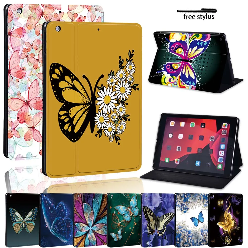 

For IPad 2 3 4/5th 6th 7th 8th 9th Leather Stand Tablet Cover for Case Air 2/3/4/Pro 11 Cover/Mini 5 4 3 2 1/Air 5 2022 Case