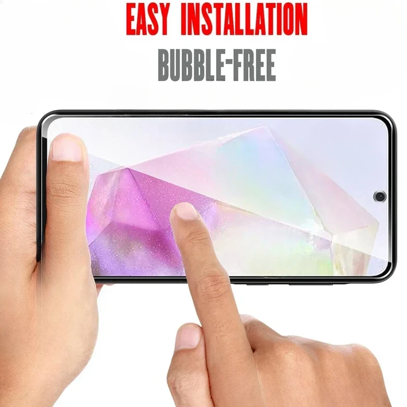 2 шт. полное защитное стекло для Samsung Galaxy A55 A35 A25 A15 A05S 5G закаленное пленка C55 M55 M15 A54