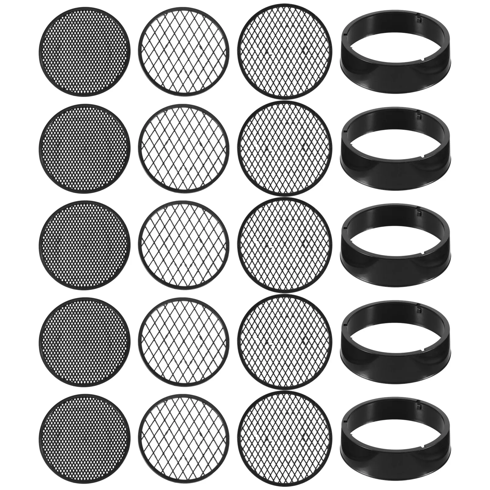 

5 sets/20pcs Riddle Soil Sieve Set Home Garden Planting Fertilizer Screen tools Mesh Sifting Pan Garden Sieve Gardening Tool