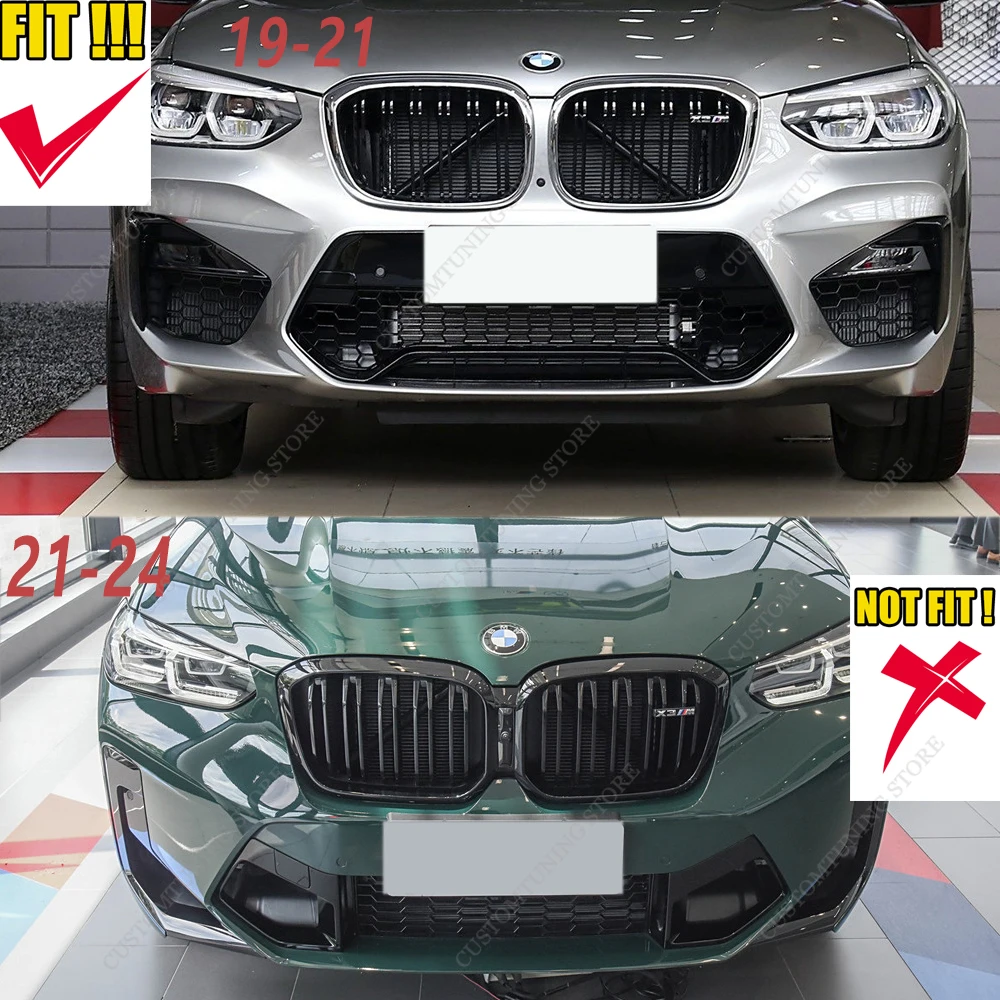 Фото Диффузор для переднего бампера BMW F97 X3M F98 X4M M, 2019-2021 №4