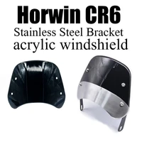 new electric vehicle accessories for horwin cr6 cr6 pro motorcycle windshield dedicated front windshield wind deflector