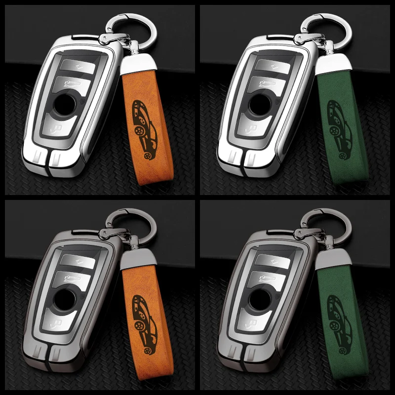 

Zinc Alloy Car Remote Key Bag Case Cover For BMW 1 2 3 4 5 6 7 Series X1 X3 X4 X5 X6 F30 F34 F10 F07 F20 G30 F15 F16 Accessories