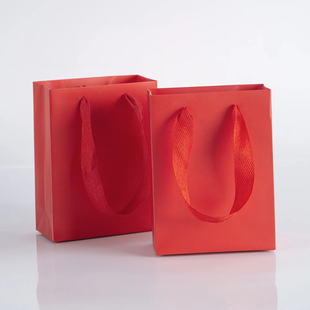 

10 шт., бумажные пакеты с ручками, 12x6x6 см