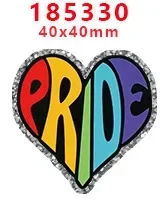 10 шт. блестящие акриловые подвески в виде слова с плоской задней частью Beter Bar Pride