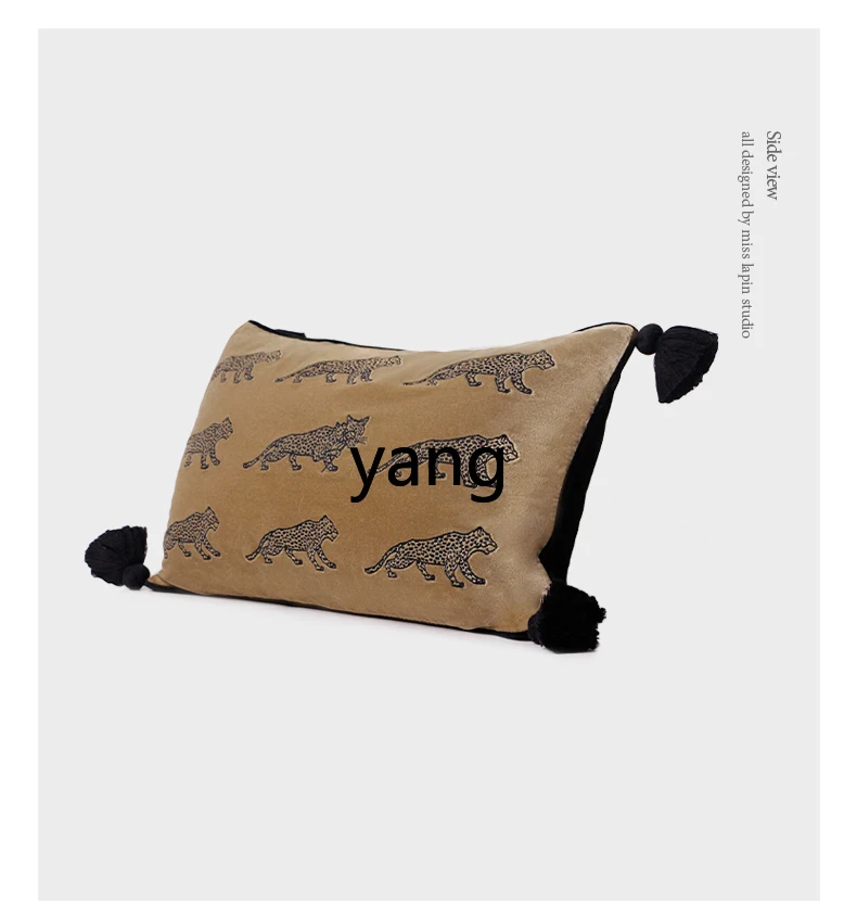 CX светильник Роскошная Золотая Пантера с кисточками поясная подушка