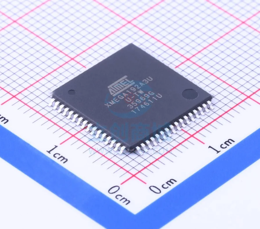 1PCS/LOTE Novo original ATXMEGA192A3U-AU pacote TQFP-64 microcontrolador chip
