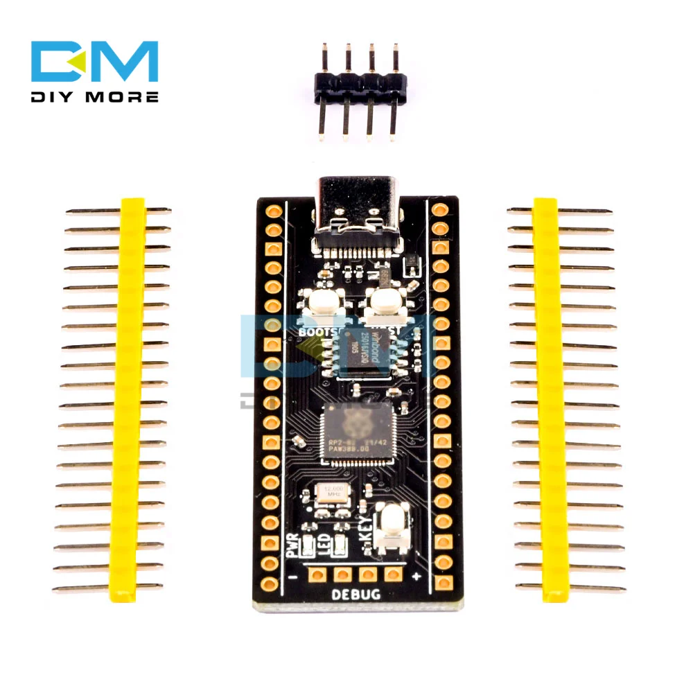Плата микроконтроллера Raspberry Pi Pico RP2040, 2 Мб, 4 Мб, 8 Мб, 16 Мб, поддержка микропроцессоров, C/C ++