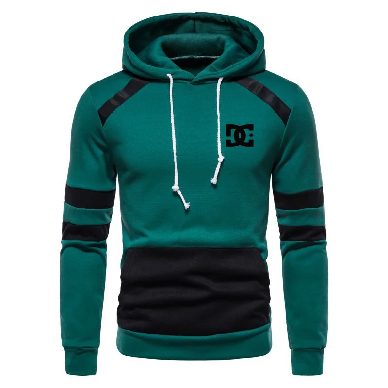 Толстовка мужская с капюшоном на молнии длинным рукавом |