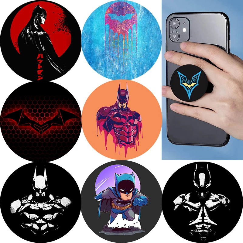 

DC Batman Popping Phone Socket Folding Phone Holder Stand Phones Grip Mobile Phone Accessories Soporte Movil For Apple iPhone