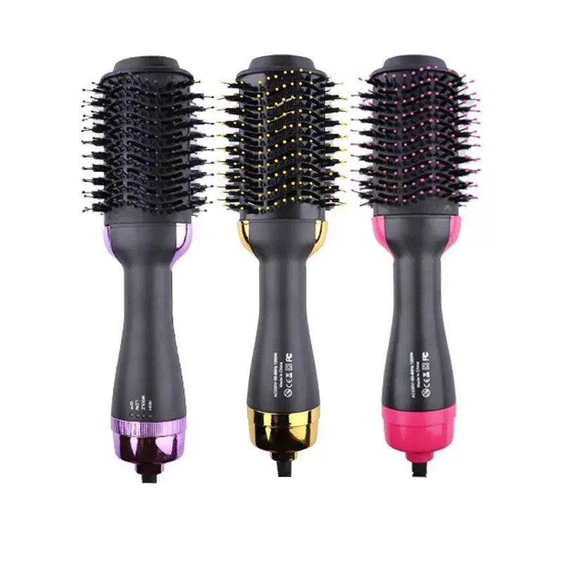 

NEW2022 Step Hair Dryers And Volumizer Blower Professional Hair Dryers Hot Brush Blow Drier 3 in 1 Hairbrush Styling Tools Style