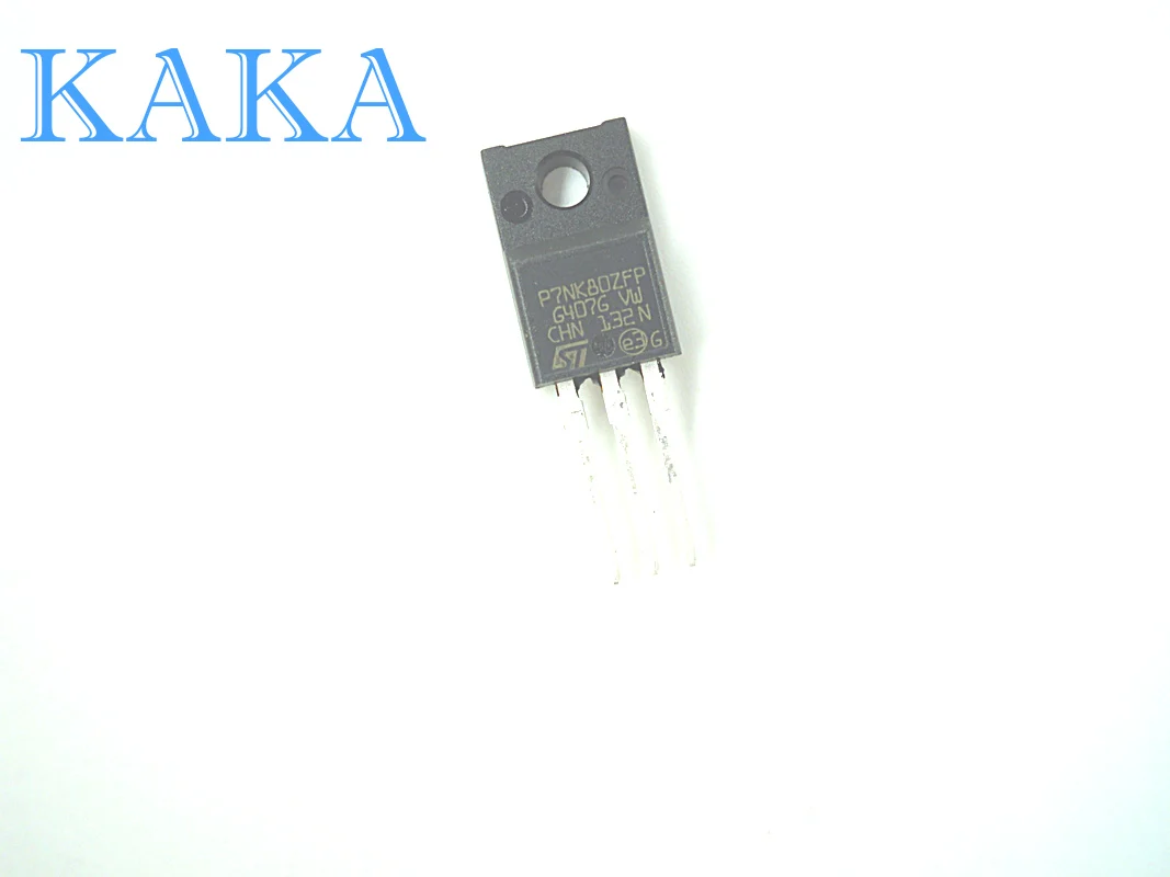 

10PCS New Original STP7NK80ZFP 7N80 7A/800V TO-220F