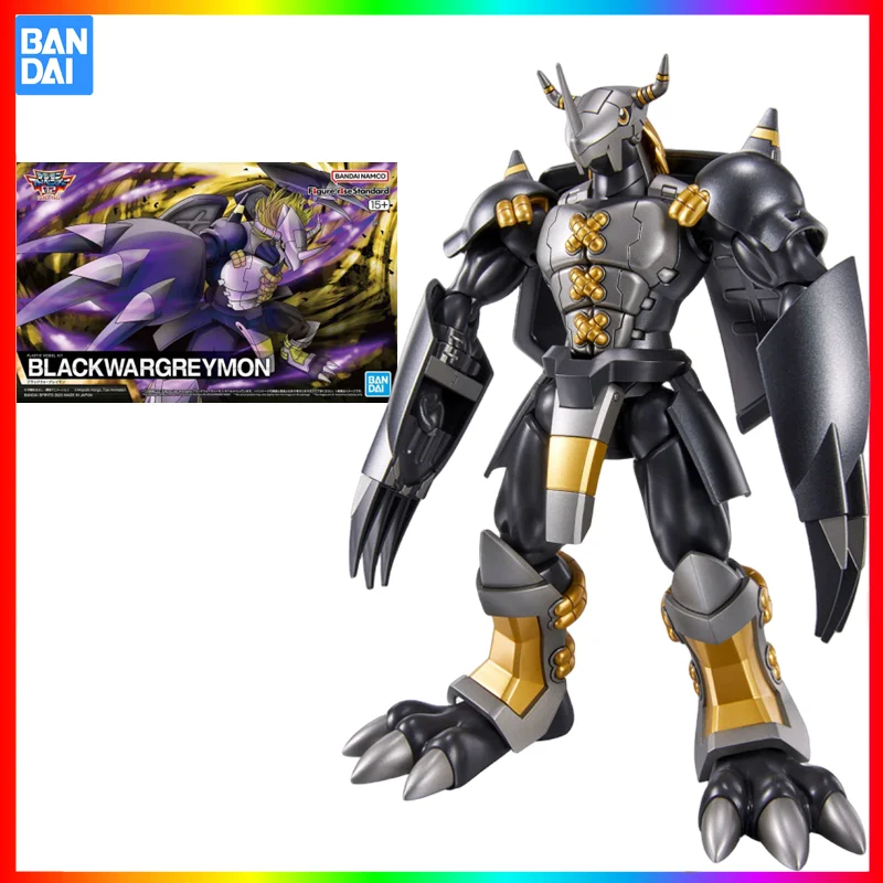-rise Standard Plastic Kit Anime Digimon Black Wargreymon Action Figure Assembly Model Collectible Toys
