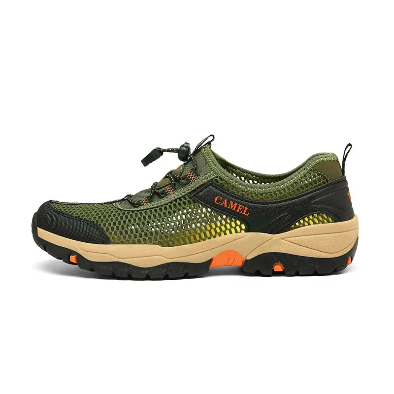 New Summer Men's Hiking and Mountaineering Shoes Water Sports and Wading Shoes, Outdoor Mesh Breathable Beach Shoes