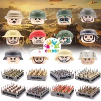 new kids toys building block ww2 soldiers military army horse cavalry warship unit weapon accessories blocks birthday gifts