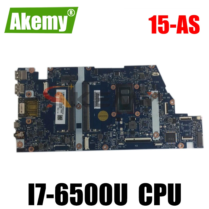 

100% рабочая материнская плата для ноутбука hp 15-AS 15T-AS 100%-857242 601-857242 501-001 i7-6500u 6050A2821201-MB-A01 оригинал
