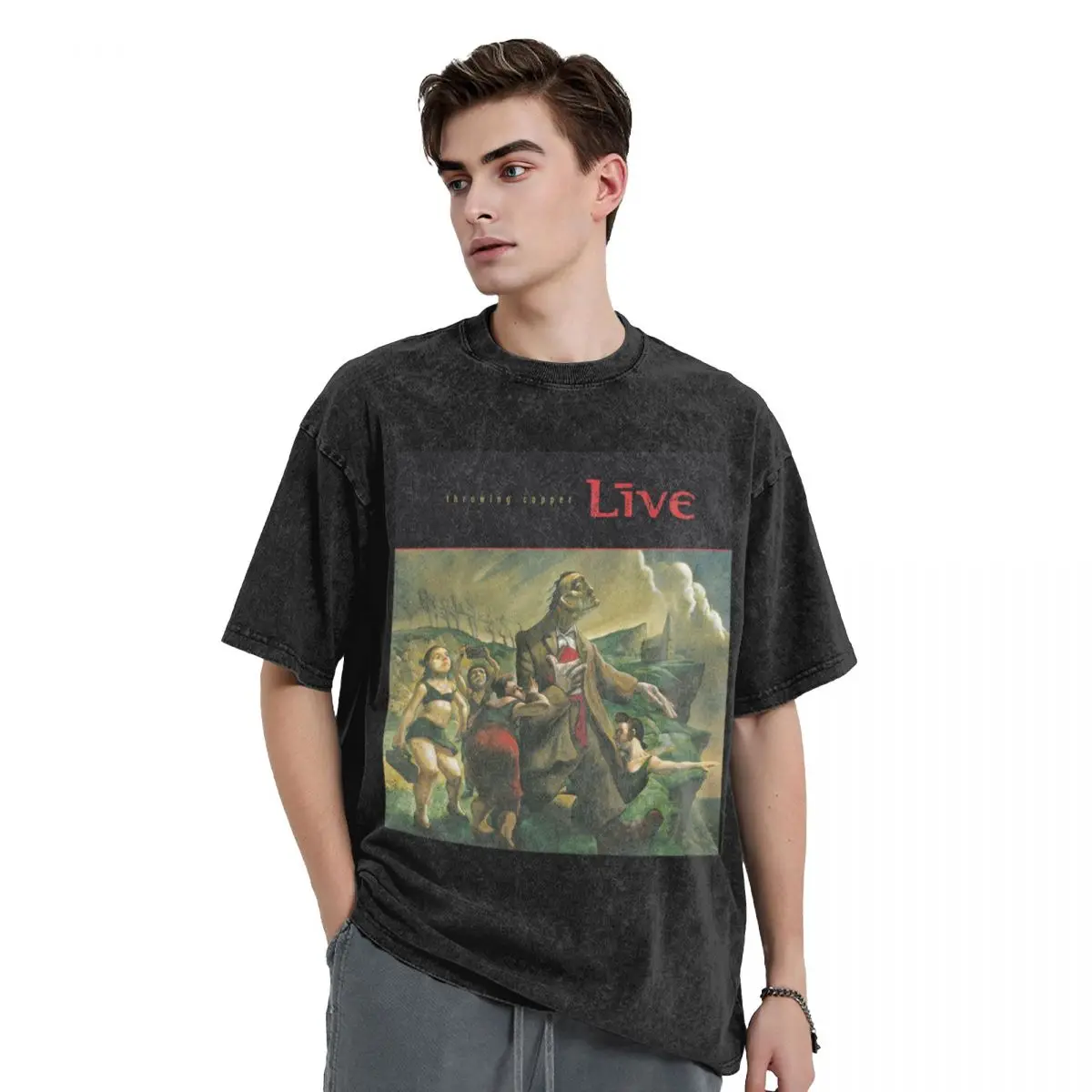 Метательная медь. Футболка быстросохнущая аниме одежда мужские белые футболки