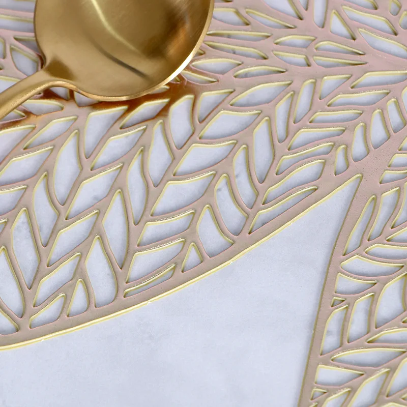 17AHSM бронзовая скатерть ПВХ пластиковая пустотелая подстилка для обеденного