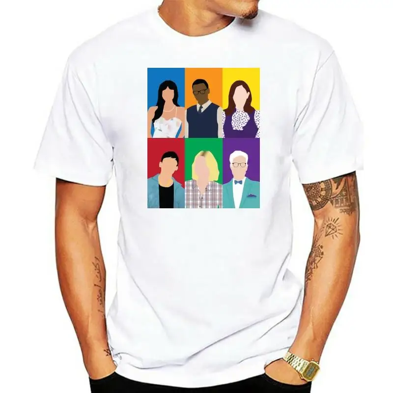 

Мужская хлопковая футболка с принтом, круглым вырезом и коротким рукавом