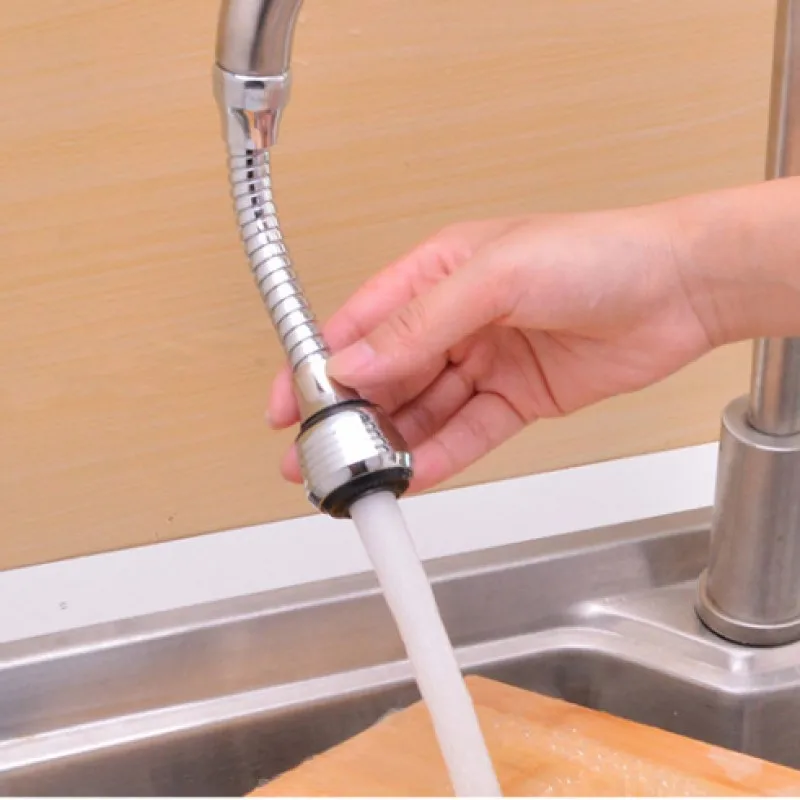

360 Degree Adjustment Faucet Extension Tube Water Saving Nozzle Filter Kitchen Water Tap Water Saving for Sink Faucet Bathroom
