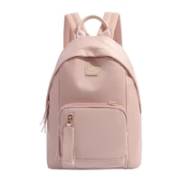 2022 summer new simple travel backpack woman casual pink lovely zip shoulder bags women oxford cloth backpacks girls school bag