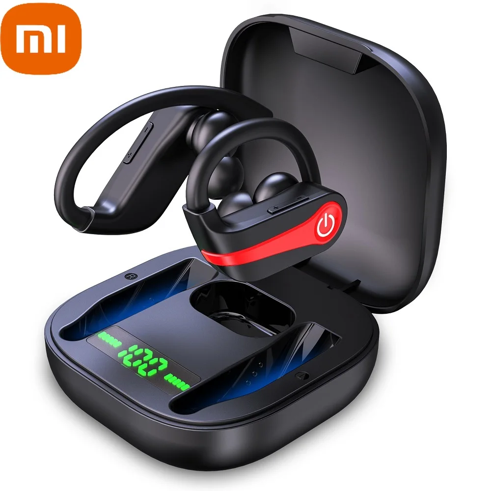 

xiaomi Wireless Bluetooth Gaming Earphones Sports Waterproof LED Display Earbuds Cancelling HIFI Stereo Bass Gamer With Mic