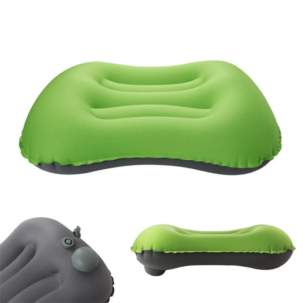 

Inflatable Camping Pillow Compact Breathable Comfortable Foldable Ultralight for Hiking Traveling Ergonomic Sleeping Gears