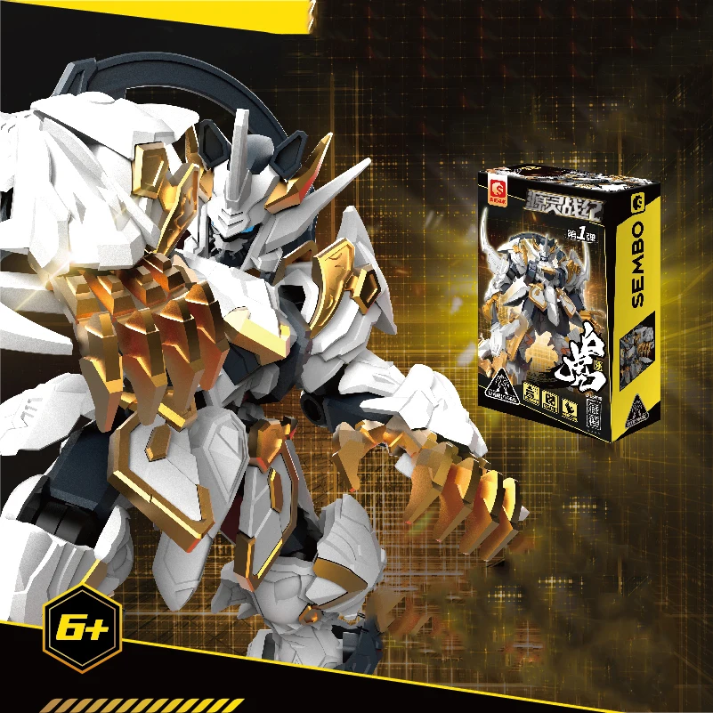 Аниме Тибетский Qinglong Yuanling война летопицы белый тигр сборная модель игрушка