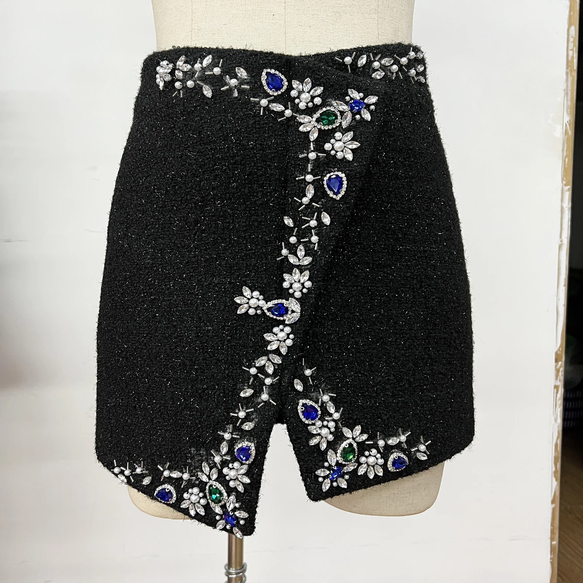 Весна-осень высококачественные Новые товары Высококачественная шерстяная юбка