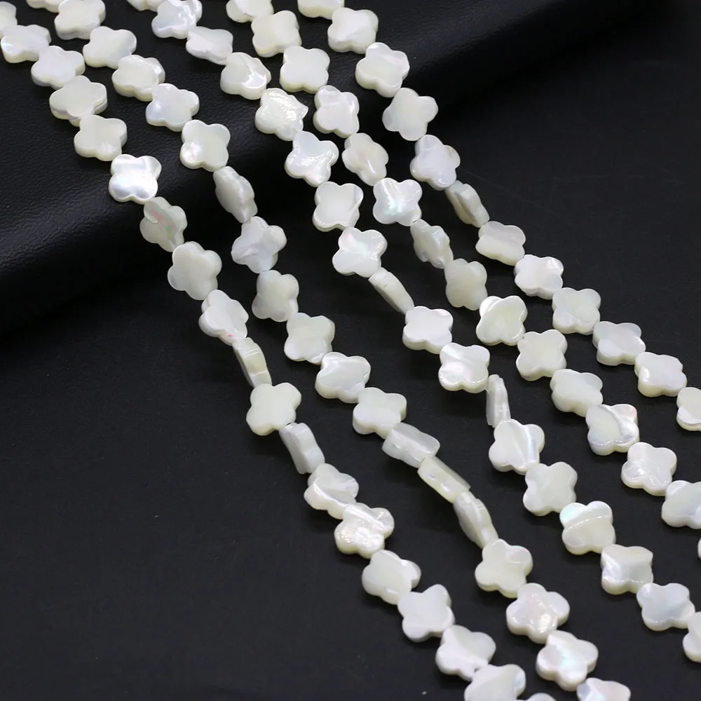 

Wholesale 3PCS Natural Freshwater Shell White Plum Blossom Bead Making DIY Necklace Bracelet Jewelry Gift Mother-of-Pearl Shells