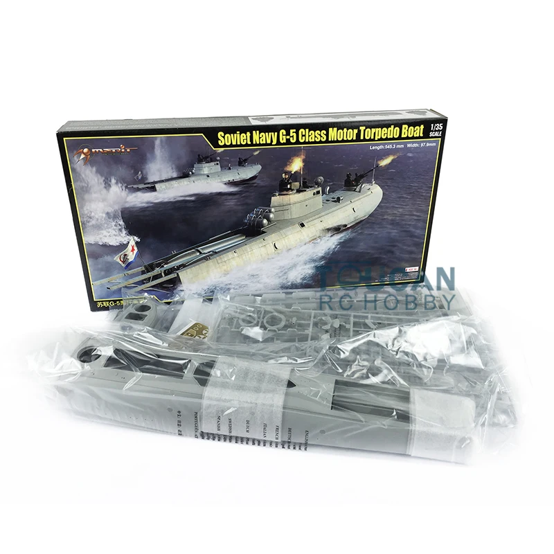

Gifts Trumpeter 63503 1/35 Scale Soviet Navy G-5 Class Motor Boat Static Model for Collecting TH06153-SMT2