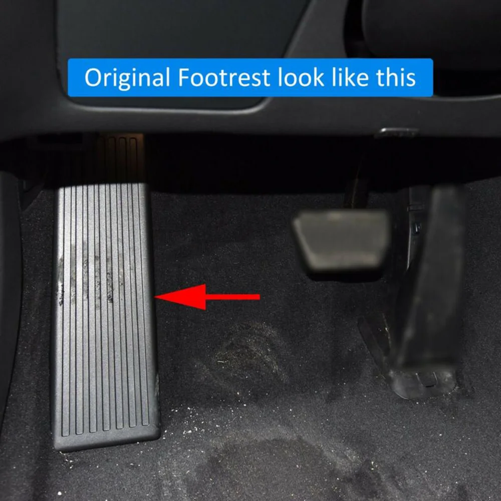 

Pad Footrest Cover Overlay Sport Stainless Steel Car NO DRILL Upgraded Cover For Volvo S60 V60 S90 V90 Practical