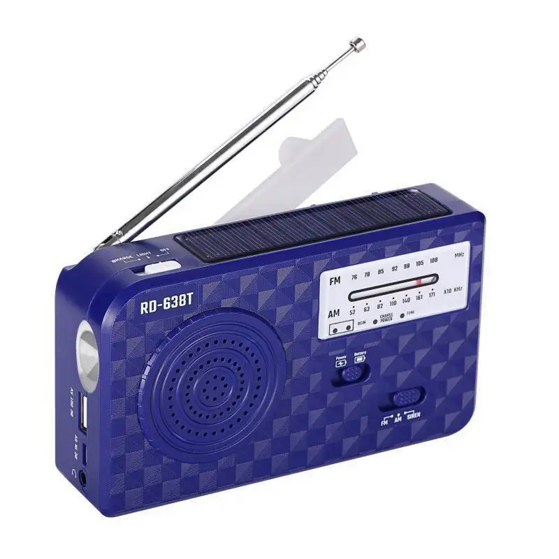 

Portable Weather Radio Portable Alert Radio Solar Radio Weather Radio 500mA Lightweight Solar Radio With SOS Alarm LED