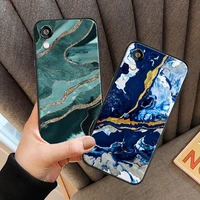 luxury gilt marble fashion art for huawei honor 10 9 lite 10i phone case protect carcasa silicone cover back coque