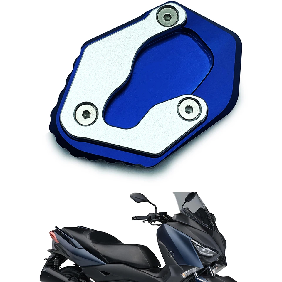 For Yamaha XMAX 300 250 400 X-MAX XMAX300 XMAX250 2019 2020 2021 Motorcycle Side parking Kickstand Support Plate Extension Pad