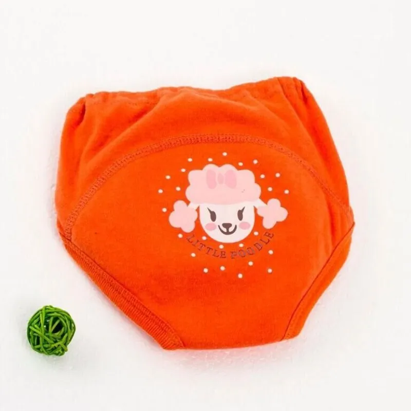 

4Pc/Lot Baby Toddler Girls Cute 4 Layers Waterproof Potty Training Reusable learning pants Size 80/90/95/100