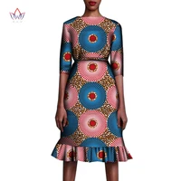 african dresses for women american clothing women dress half sleeve dashiki knee length dress plus size african clothing wy8052