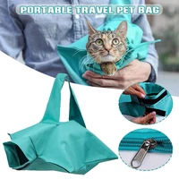 cat sling carrier multipurpose pet shoulder bag potable foldable cat wash bag pet grooming pouch for kitten puppy adjustable g10