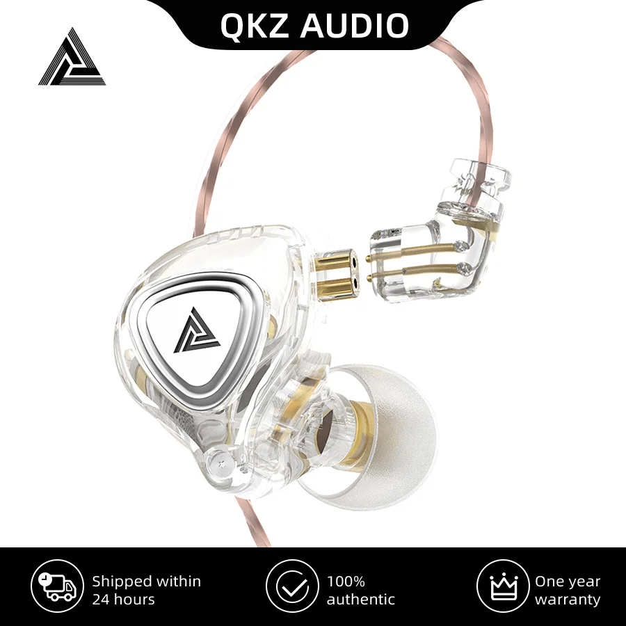 QKZ ZX3 EDS CRA Dynamic Earphones HIFI Music Sport Earbuds In Ear Noise Cancelling Headset EDXPRO ZS10PRO MT1 | Электроника