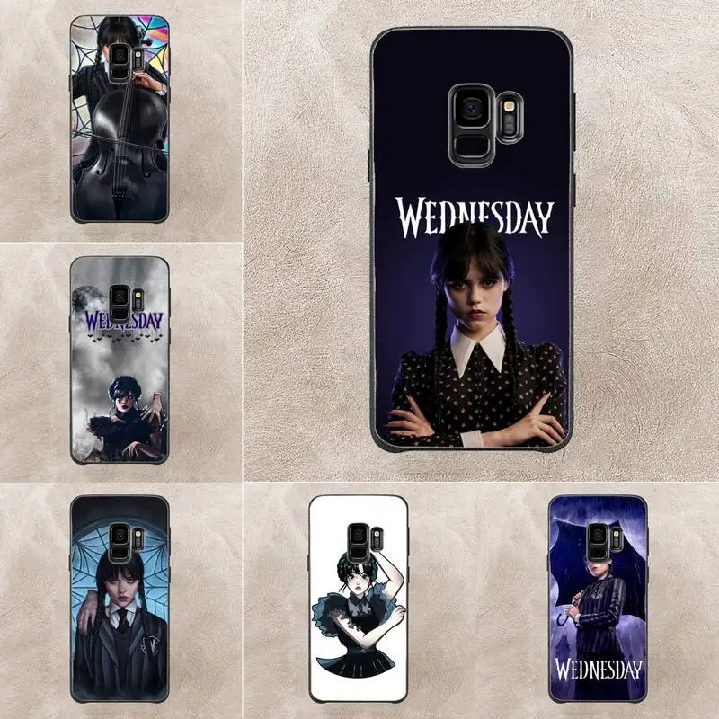 

Wednesday Addams Family Tv Show Phone Case For Samsung Galaxy J200 J2 Prime J2 Pro J6 2018 J250 J4 Plus J415 J5 Prime J7