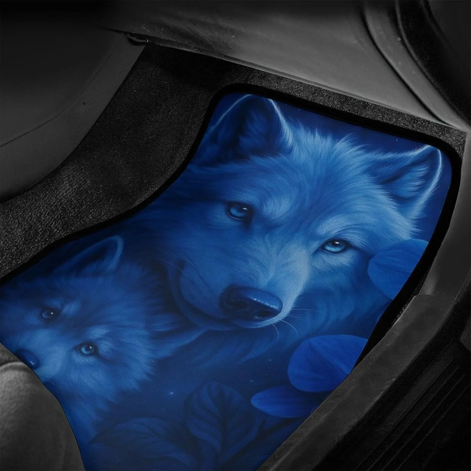 Синий Galaxy Sky Wolf 4 шт. Автомобильные коврики Передний и задний резиновый ковер, автоматические коврики для ног Всепогодные универсальные подходят для автомобиля Deco (art.: 3920d3ed64352) - 3920d3ed64352
