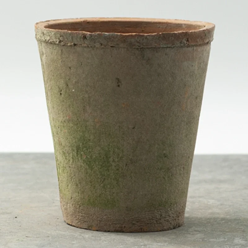 

Красный керамический горшок для растений 8 см