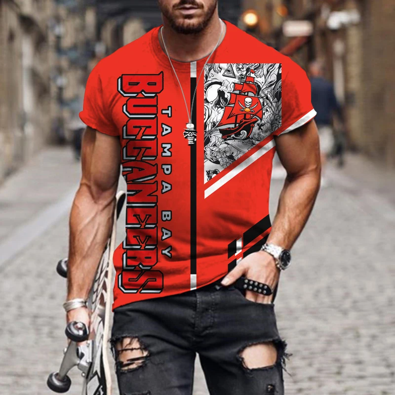 

2022 Spring And Summer 3D NFL Series TeamPrinting Fitness Running SportsFashionJerseyMen'SLarge Size T-Shirt Short Sleeve XS-6XL